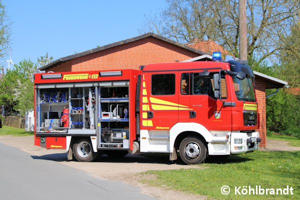 Mit Einem Mlf Erstmals Ein Wasserf Hrendes L Schfahrzeug Feuerwehr