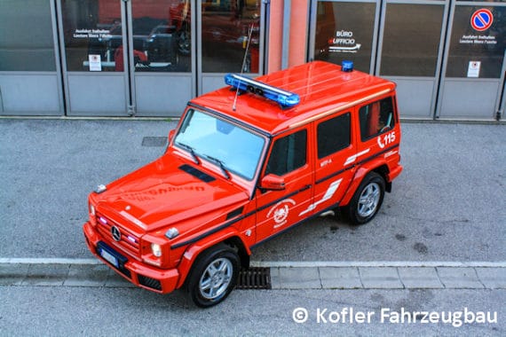 Mercedes G in der Feuerwehr