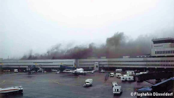 Brandkatastrophe Am Flughafen Düsseldorf