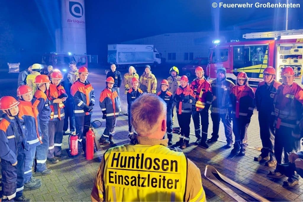 Kinder der Jugendfeuerwehr