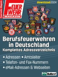 Produkt: PDF-Download: Download Liste der Berufsfeuerwehren in Deutschland